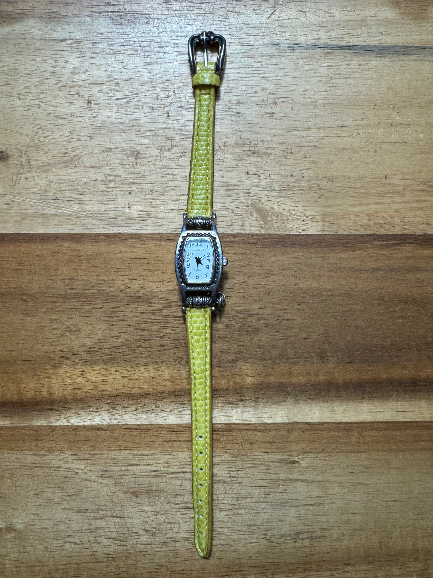 Geneva Elite Yellow Watch