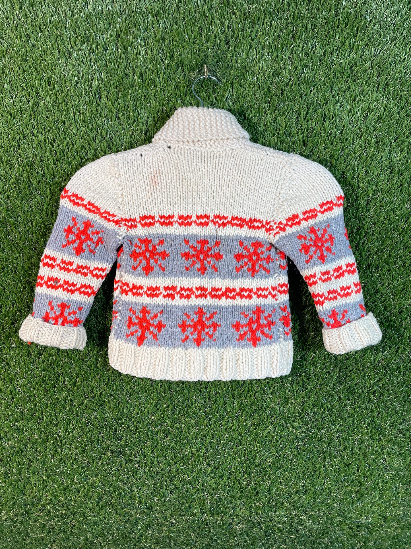 Snowflake Cowichan Knit Kid's Sweater