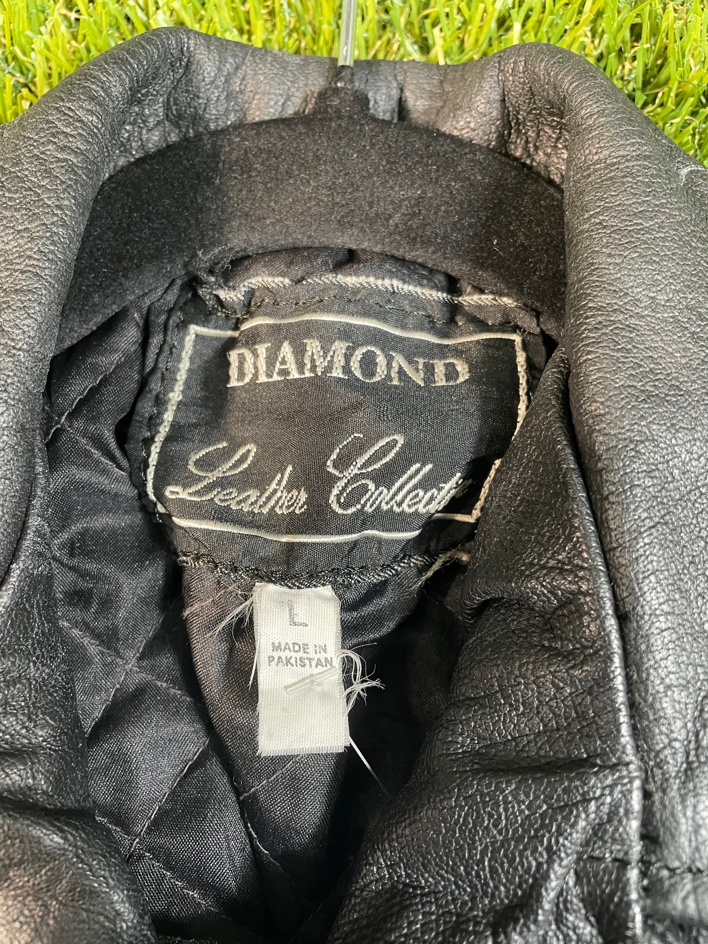 Diamond Leather Collection Kid's Moto Jacket