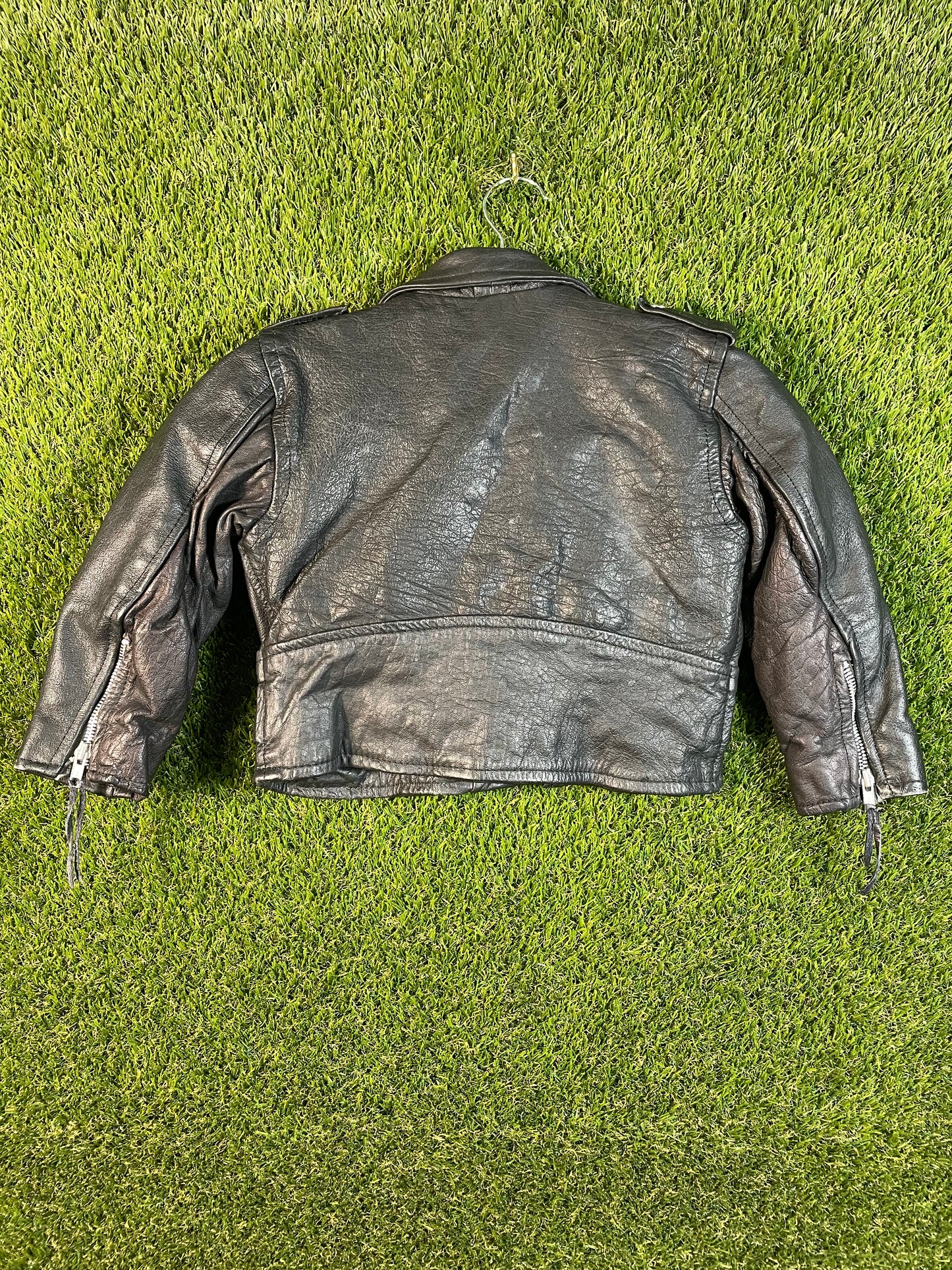 Diamond Leather Collection Kid's Moto Jacket