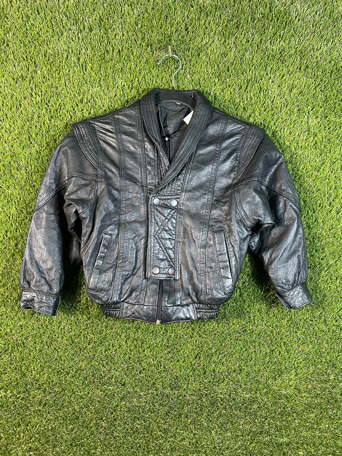 Leather Kid's Black Moto Jacket
