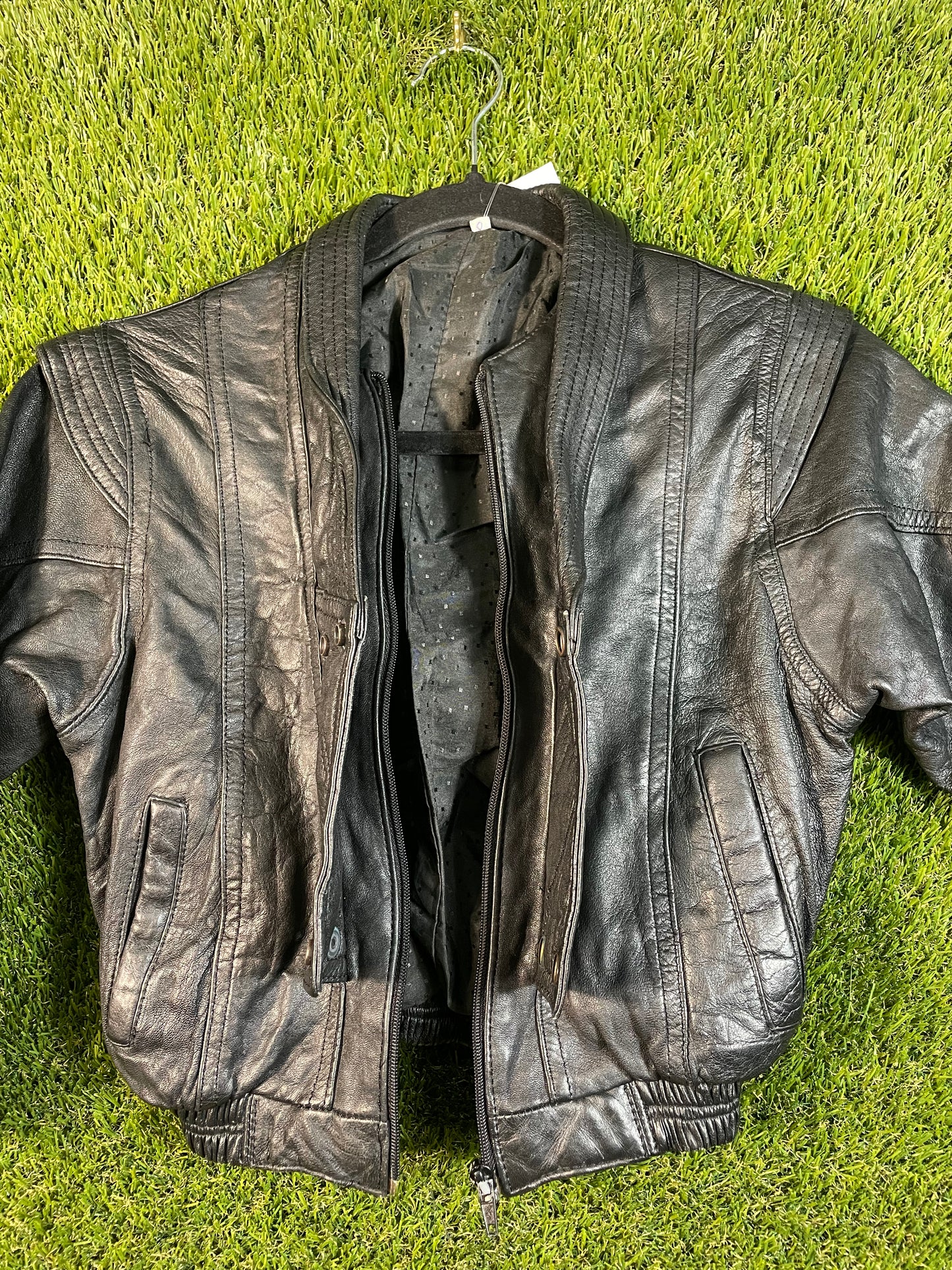 Leather Kid's Black Moto Jacket