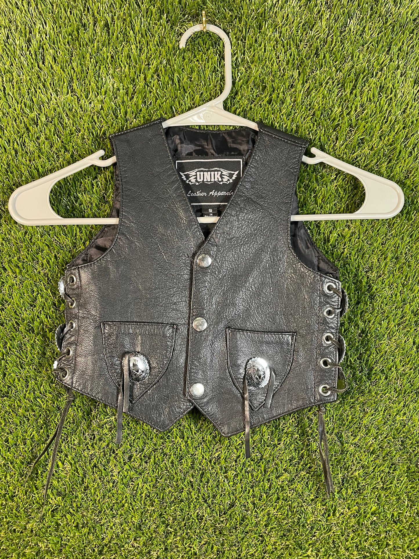 UNIK Leather Kid's Vest