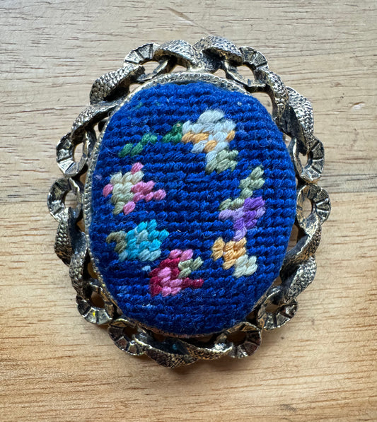 Floral Patterned Brooch