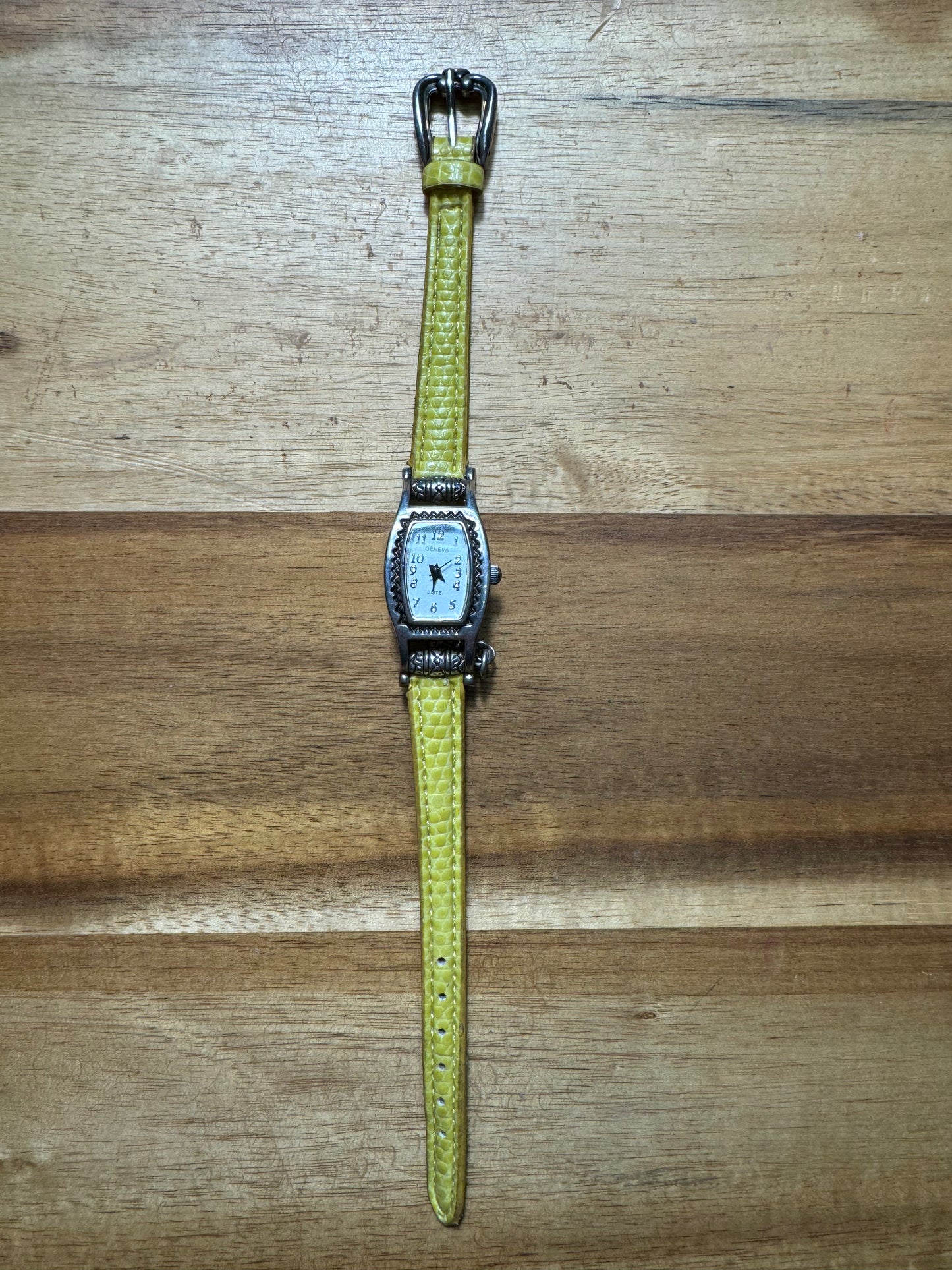 Geneva Elite Yellow Watch