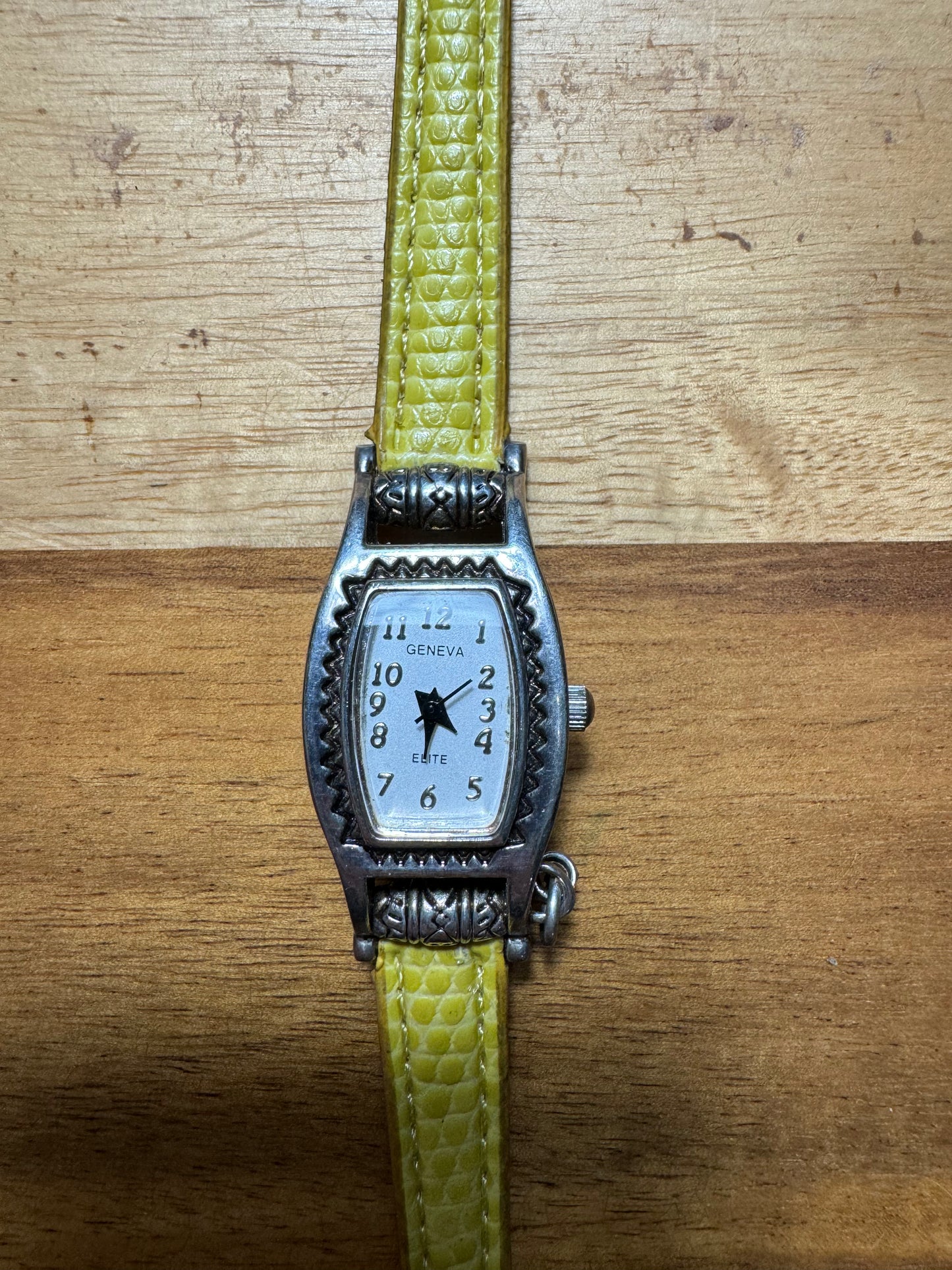 Geneva Elite Yellow Watch