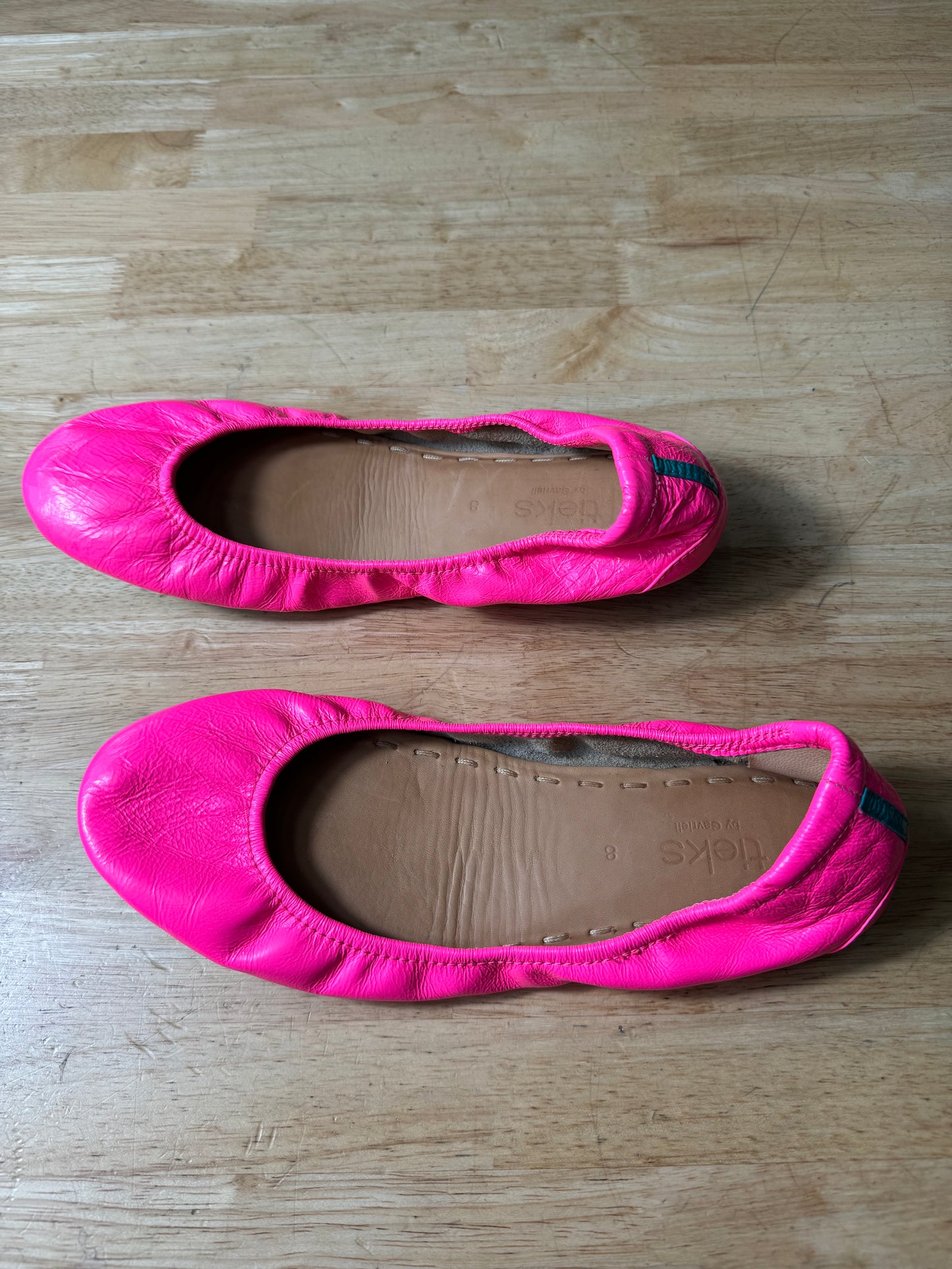 Tieks Women's Pink Flats