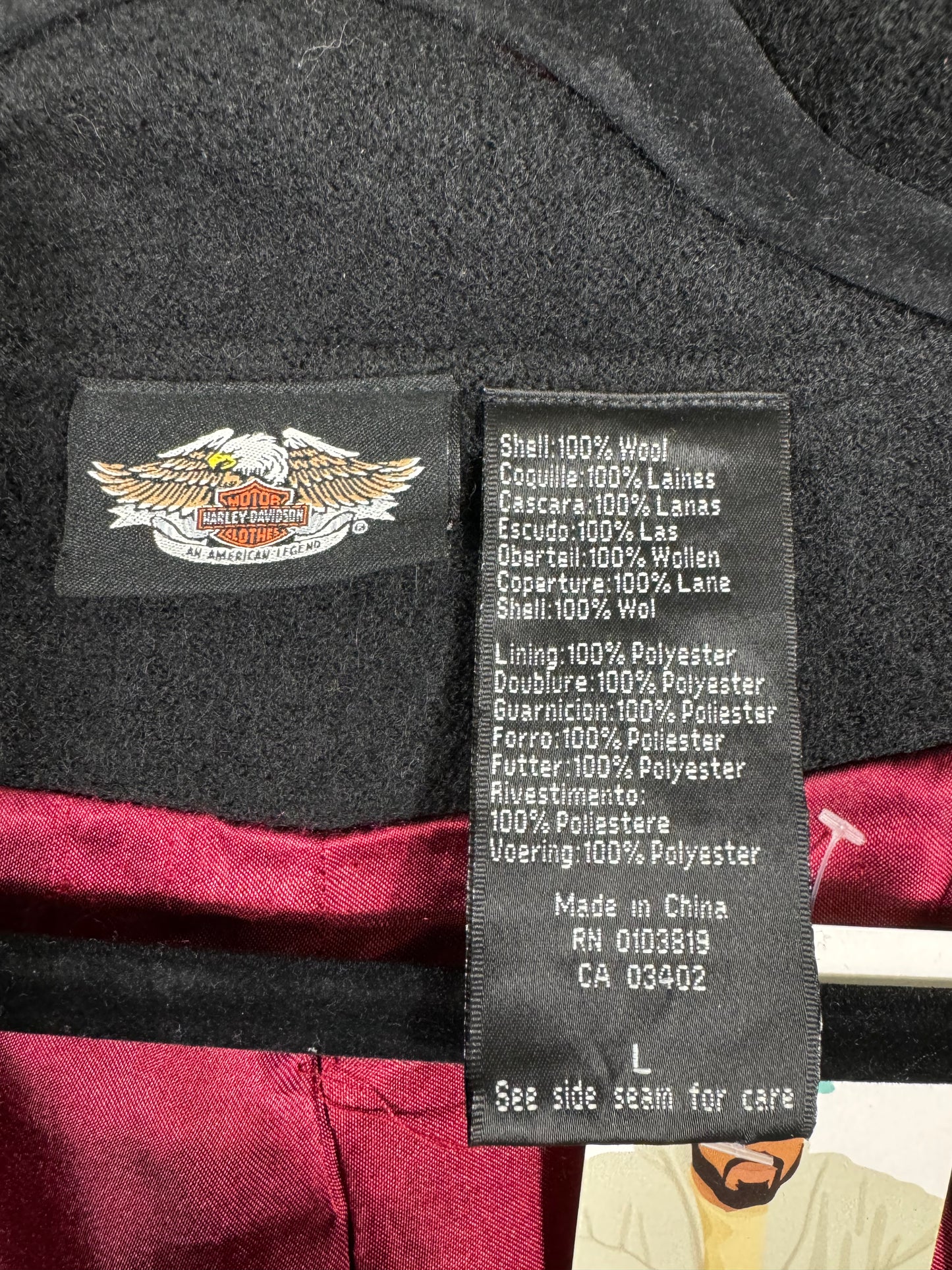 Harley Davidson Women's Wool Jacket