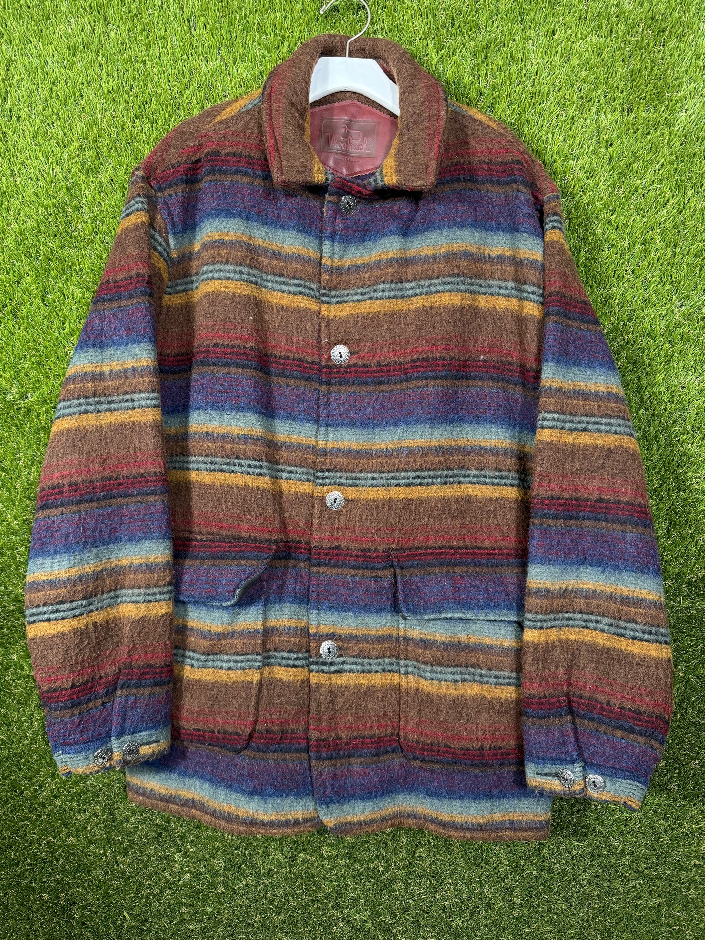 Woolrich Vintage Men's Striped Jacket