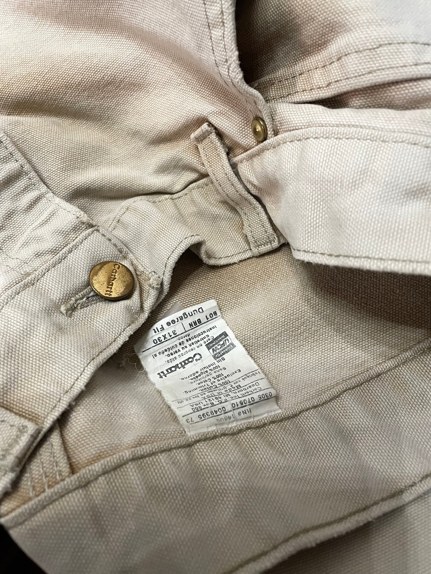 Carhartt Khaki Carpenter Pants
