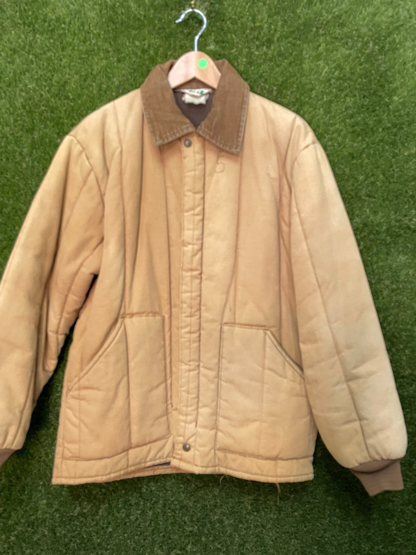 Key tan quilted Jacket