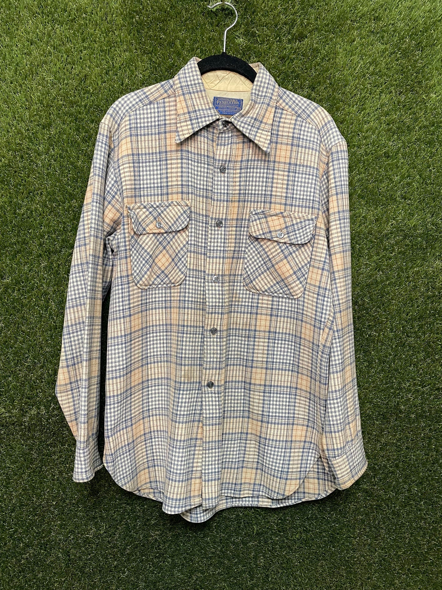 Pendelton Tan Plaid Shirt