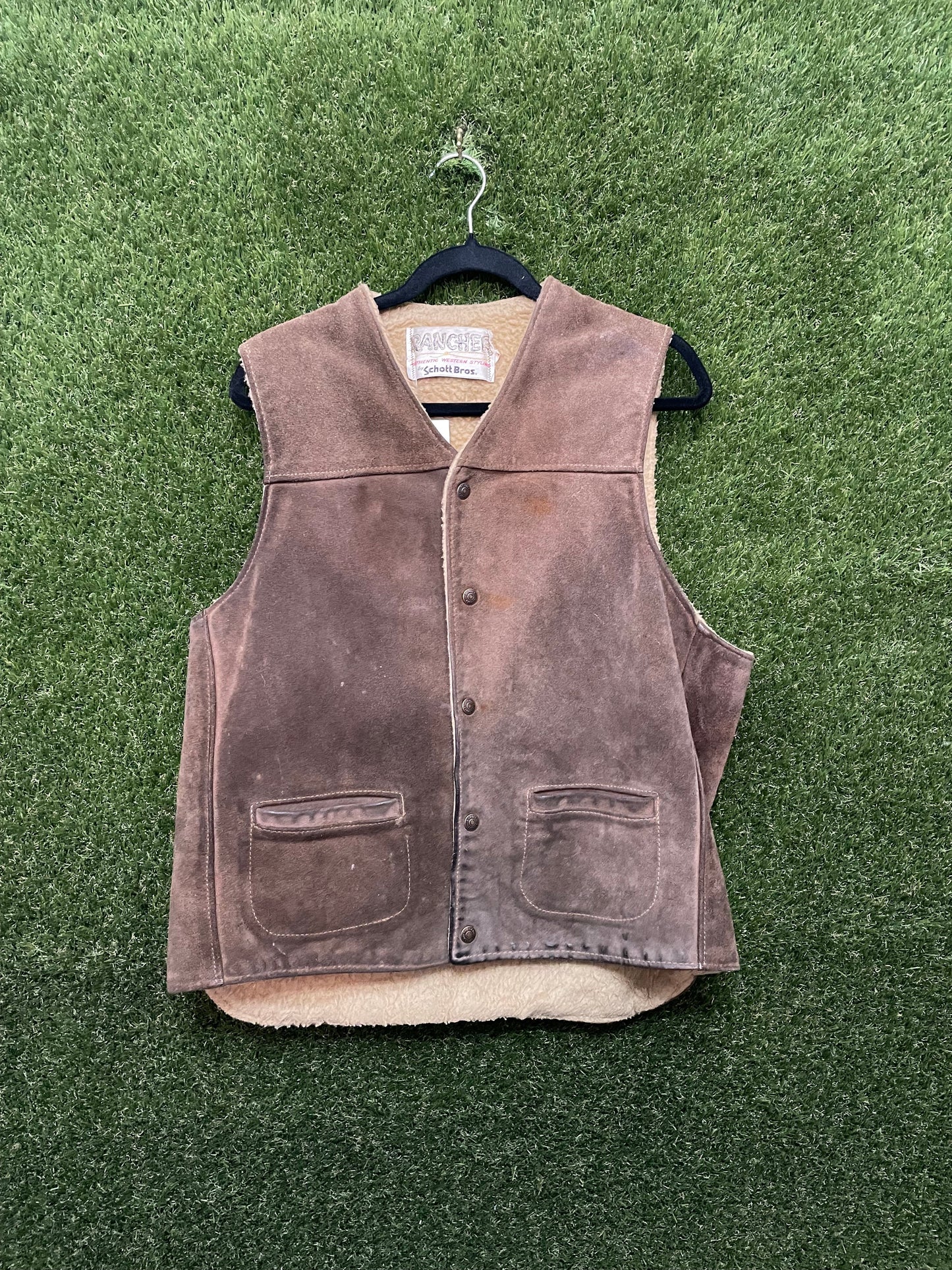 Rancher by Schott Brothers Leather Vest